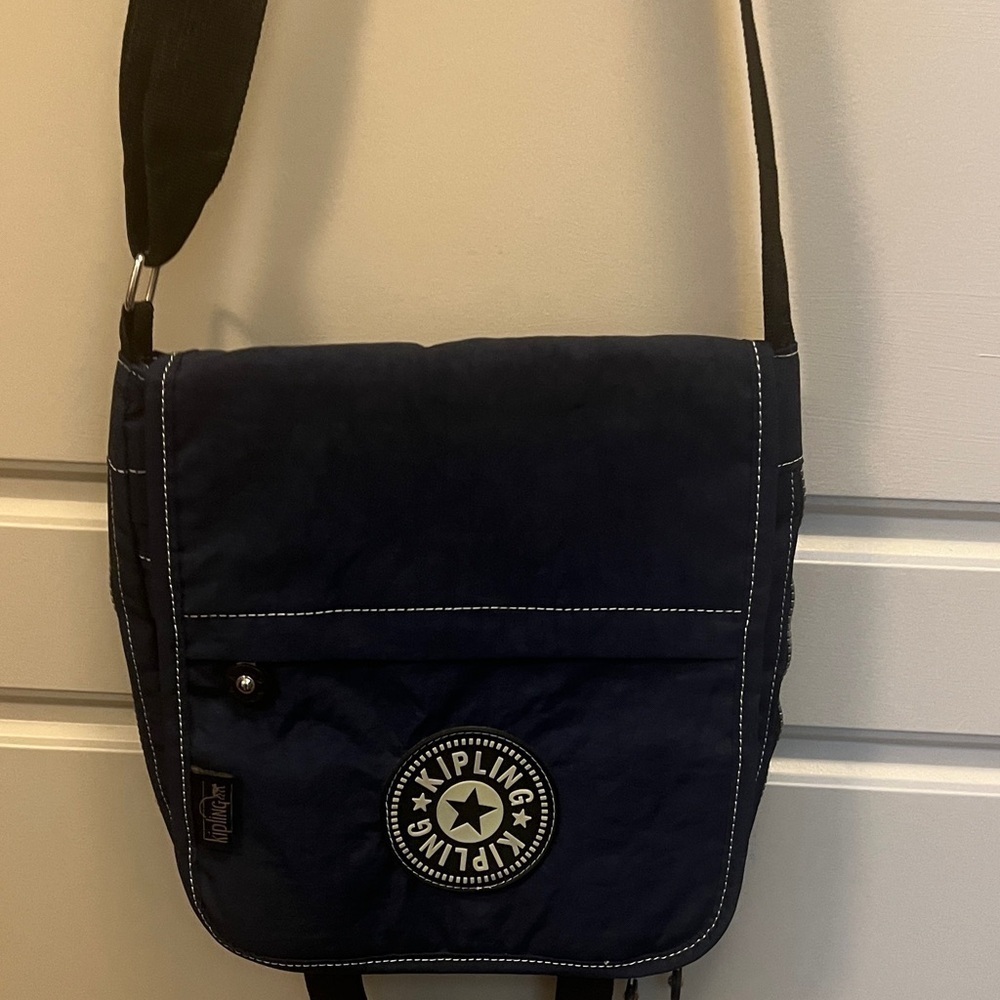 Kipling Dark Blue Messenger Bag vacation walking outdoors